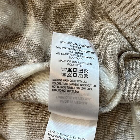 Lucky Brand Pullover Cloud Mock Neck Sweater Top Stripes Soft Casual Size XXL - Picture 11 of 14